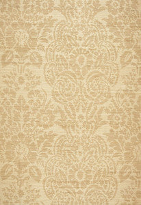 Schumacher Fabric Malay Damask Print Candlelight 174611