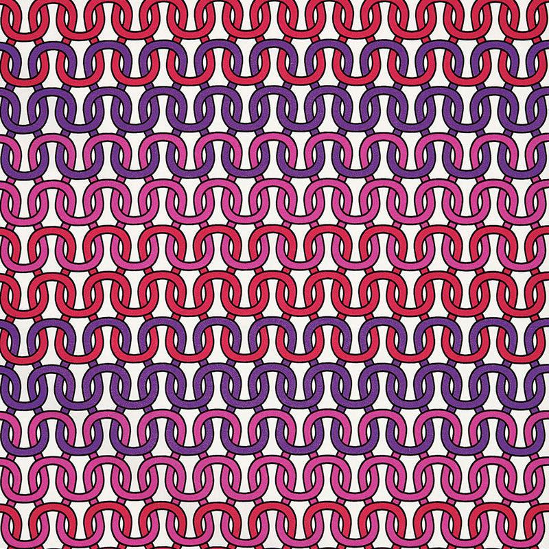 Loop De Loop Print Cerise 174702 by Schumacher Fabric Schumacher Fabric Loop De Loop Print Cerise 174702Fabric ACRYLIC 100% UNITED STATES OF AMERICA </p><p>Repeat: H: HORZ. 13 1/2" (34CM) , V: VERT. 13 1/2" (34CM) 54 - Fabric Carolina -
