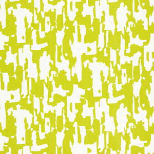 Schumacher Fabric Beauty Bark Print Sulfur 174712