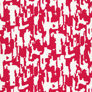 Schumacher Fabric Beauty Bark Print Cerise 174714