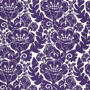 Schumacher Fabric Louis Nui Print Violet 174723