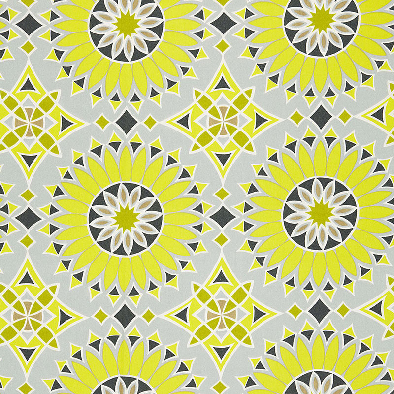 Soleil L.A. Print Driftwood 174731 by Schumacher Designer Fabric TRINA TURK See Sample UNITED STATES OF AMERICA MEDIUM DUTY </p><p>Repeat: Horizontal: 13 1/2" (34CM) and Vertical: 13 1/2" (34CM) 54" WIDE (137CM) - Swanky Fabrics -