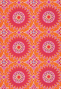 Schumacher Fabric Soleil L.A. Print Sunset 174732