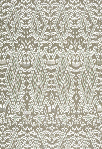 Schumacher Fabric Maya Ikat Print Greige 174751