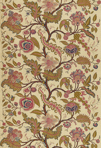 Schumacher Fabric Sinhala Linen Print Pomegranate 174811
