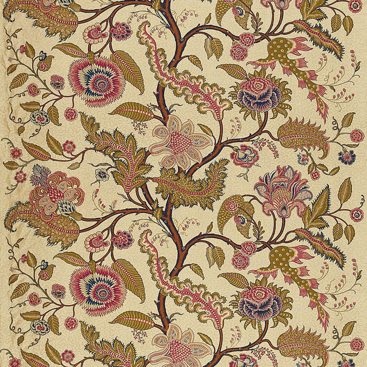 Sinhala Linen Print Pomegranate 174811 by Schumacher Designer Fabric MARTYN LAWRENCE BULLARD See Sample SWITZERLAND MEDIUM DUTY </p><p>Repeat: Horizontal: 52 1/2" (133CM) and Vertical: 29 3/4" (76CM) 52 1/2" WIDE (133CM) - Swanky Fabrics -