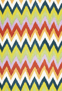 Schumacher Fabric Adras Ikat Print Caravan 174821