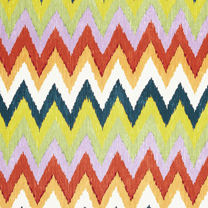 Adras Ikat Print Caravan 174821 by Schumacher Designer Fabric OTTOMAN CHIC COTTON 100% UNITED KINGDOM </p><p>Repeat: Horizontal: 27" (69CM) and Vertical: 18 1/2" (47CM) 54 - Swanky Fabrics -