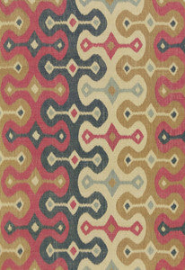 Schumacher Fabric Darya Ikat Spice 174831