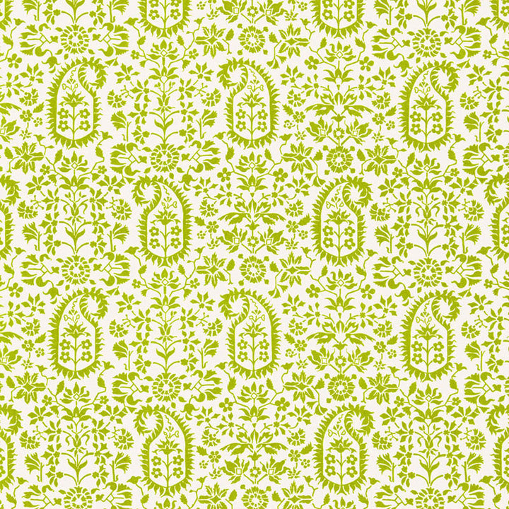 Kalika Paisley Print Palm 174860 by Schumacher Designer Fabric CHROMA LINEN 100% UNITED KINGDOM </p><p>Repeat: Horizontal: 18" (46CM) and Vertical: 12" (30CM) 54 - Swanky Fabrics -