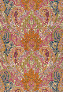 Schumacher Fabric Cambay Paisley Print Sandalwood 174880