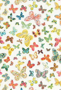 Schumacher Fabric Butterfly Multi 174900