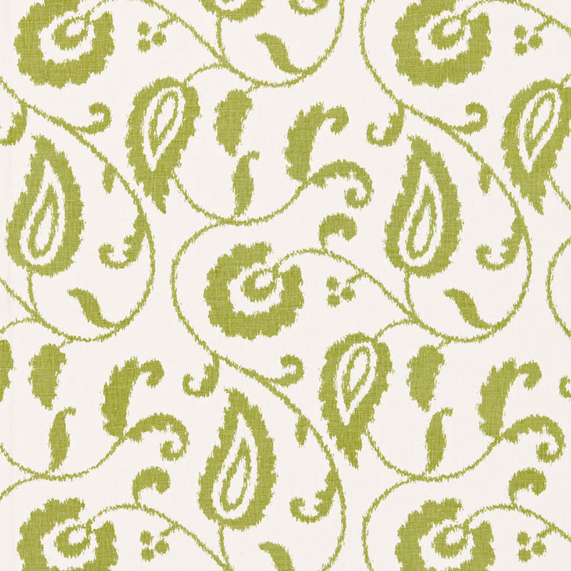 Malacca Ikat Vine Willow 175013 by Schumacher Designer Fabric CLASSIC PRINTS S12 See Sample INDIA NOT APPLICABLE </p><p>Repeat: Horizontal: 9" (23CM) and Vertical: 24" (61CM) 54" WIDE (137CM) - Swanky Fabrics -