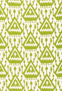 Schumacher Fabric Vientiane Ikat Palm 175023