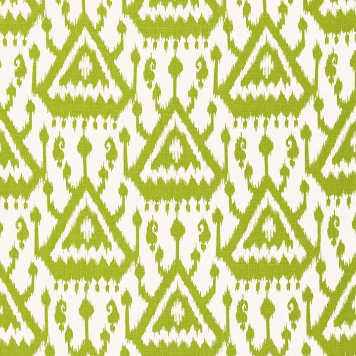 Vientiane Ikat Palm 175023 by Schumacher Designer Fabric PRINT HAPPY See Sample UNITED KINGDOM MEDIUM DUTY </p><p>Repeat: Horizontal: 6 3/4" (17CM) and Vertical: 12 5/8" (32CM) 54" WIDE (137CM) - Swanky Fabrics -
