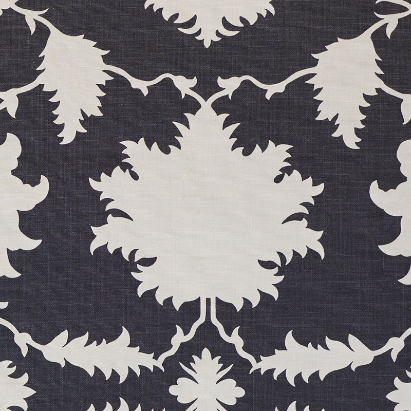 Garden Of Persia Charcoal 175035 by Schumacher Fabric Schumacher Fabric Garden Of Persia Charcoal 175035Fabric LINEN 100% UNITED KINGDOM </p><p>Repeat: H: HORZ. 26" (66CM) , V: VERT. 44" (112CM) 54 - Fabric Carolina -
