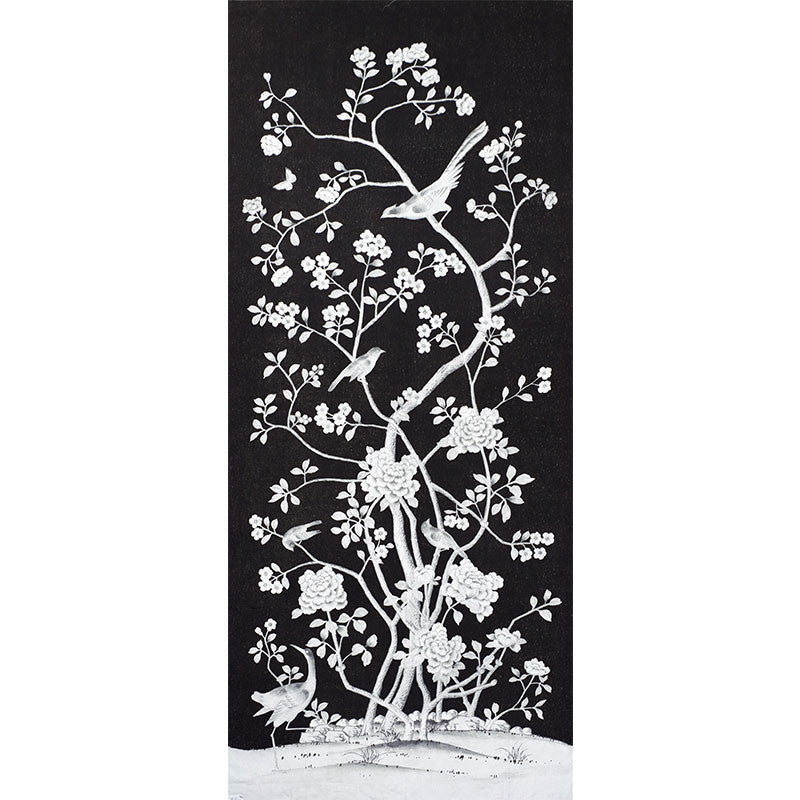 Chinois Palais Noir 175047 by Schumacher Fabric Schumacher Fabric Chinois Palais Noir 175047Fabric LINEN 100% ITALY </p><p>Repeat: H: HORZ. 54" (137CM) , V: VERT. 131 1/2" (334CM) 54 - Fabric Carolina -