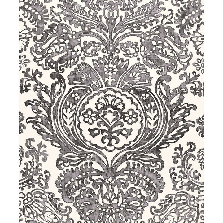 Tremezzo Damask Graphite 175091 by Schumacher Fabric Schumacher Fabric Tremezzo Damask Graphite 175091Fabric LINEN 100% ITALY </p><p>Repeat: H: HORZ. 55" (140CM) , V: VERT. 98" (249CM) 55 - Fabric Carolina -