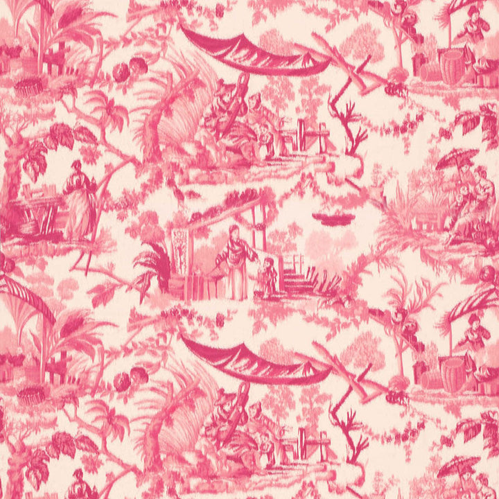 Pavillon Chinois Peony 175100 by Schumacher Fabric Schumacher Fabric Pavillon Chinois Peony 175100Fabric COTTON 100% ITALY </p><p>Repeat: H: HORZ. 54 3/4" (139CM) , V: VERT. 34" (86CM) 54.625 - Fabric Carolina -