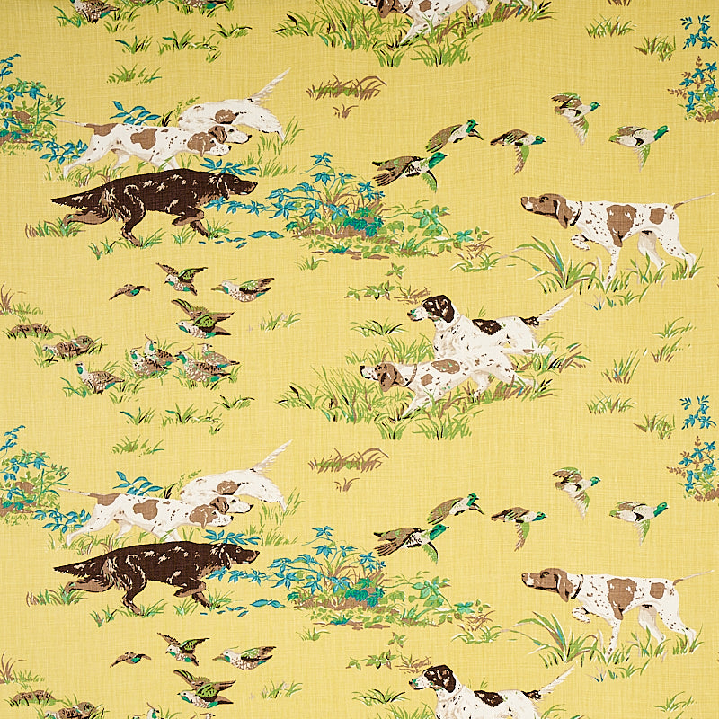 Schumacher Fabric Pointers - Yellow