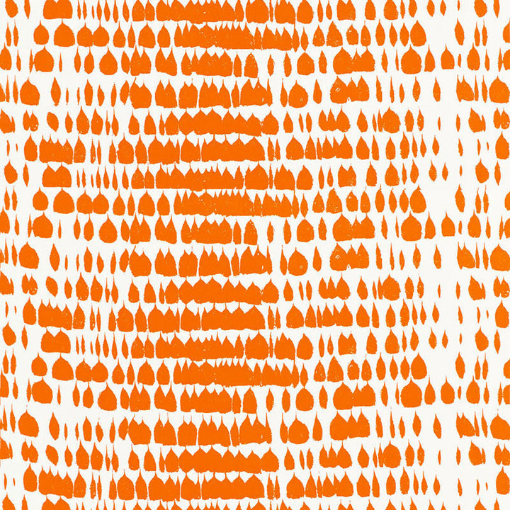 Queen Of Spain Carrot 175202 by Schumacher Designer Fabric GOOD VIBRATIONS See Sample UNITED KINGDOM - </p><p>Repeat: Horizontal: 48" (122CM) and Vertical: 35" (89CM) 48" WIDE (122CM) - Swanky Fabrics -