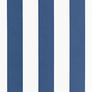 Schumacher Fabric Geyer Stripe Water 175244
