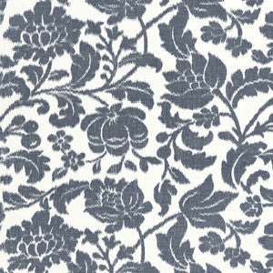Schumacher Fabric Tranquil Vine Indigo 175302