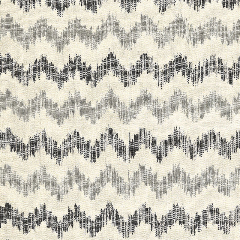 Sierra Ikat Zinc 175311 by Schumacher Designer Fabric IKAT COLLECTION JUTE 55% COTTON 45% INDIA </p><p>Repeat: Horizontal: 3 3/4" (10CM) and Vertical: 7 7/8" (20CM) 52.5 - Swanky Fabrics -