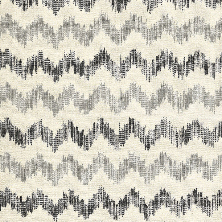 Sierra Ikat Zinc 175311 by Schumacher Designer Fabric IKAT COLLECTION See Sample INDIA . </p><p>Repeat: Horizontal: 3 3/4" (10CM) and Vertical: 7 7/8" (20CM) 52 1/2" WIDE (133CM) - Swanky Fabrics -