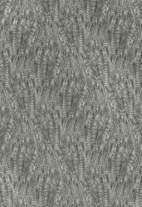 Schumacher Fabric Grand Cascade Charcoal 175352