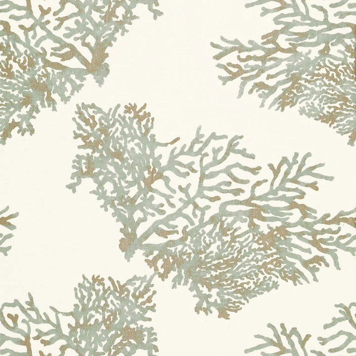 Great Barrier Reef Moonstone 175362 by Schumacher Fabric Schumacher Fabric Great Barrier Reef Moonstone 175362Fabric LINEN 100% ITALY </p><p>Repeat: H: HORZ. 27" (69CM) , V: VERT. 26" (66CM) 54 - Fabric Carolina -