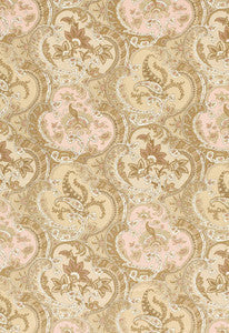 Schumacher Fabric Pickfair Paisley Camel 175552