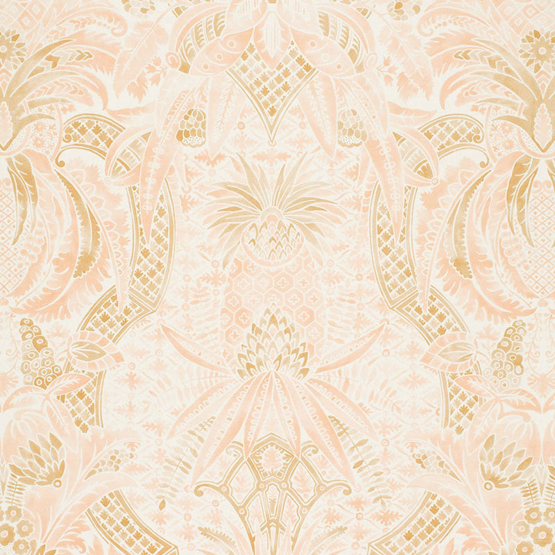 Cap Ferrat Blush 175581 by Schumacher Designer Fabric TIMOTHY CORRIGAN See Sample FRANCE - </p><p>Repeat: Horizontal: 27" (69CM) and Vertical: 32" (81CM) 54" WIDE (137CM) - Swanky Fabrics -