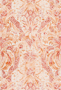 Schumacher Fabric Cap Ferrat Sunset 175583