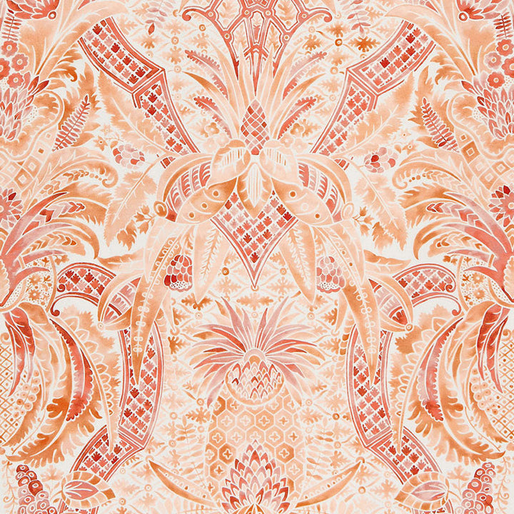 Cap Ferrat Sunset 175583 by Schumacher Designer Fabric TIMOTHY CORRIGAN LINEN 57% COTTON 43% FRANCE </p><p>Repeat: Horizontal: 27" (69CM) and Vertical: 32" (81CM) 54 - Swanky Fabrics -