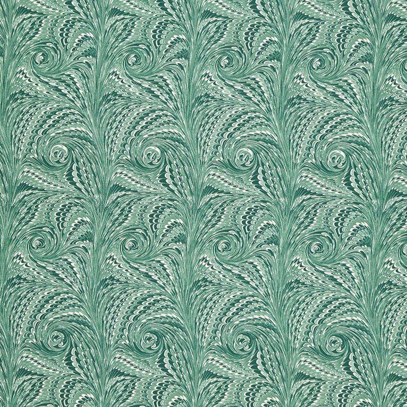 Verona Viridian 175642 by Schumacher Designer Fabric MARTYN LAWRENCE BULLARD See Sample UNITED KINGDOM - </p><p>Repeat: Horizontal: 18 1/4" (46CM) and Vertical: 24" (61CM) 54 3/4" WIDE (139CM) - Swanky Fabrics -