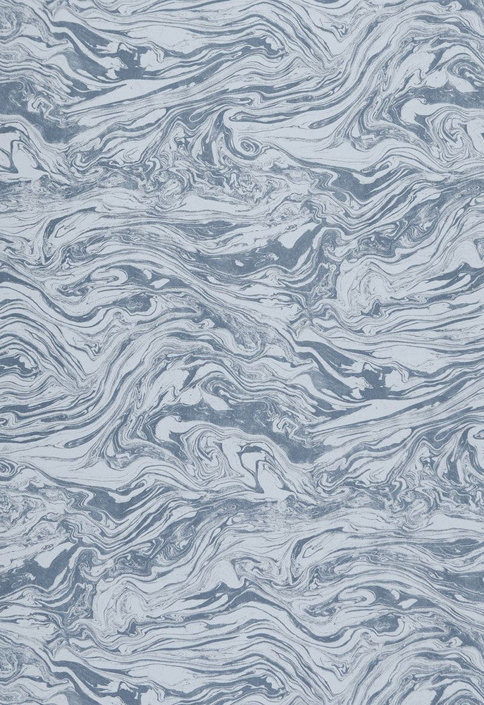 Romeo Lapis 175651 by Schumacher Designer Fabric Martyn-Lawrence-Bullard 100% Cotton - Horizontal: 13.625 and Vertical: 35.5 54.5 - Swanky Fabrics -