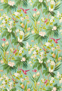 Schumacher Fabric Seychelles Sea 175702