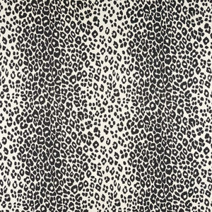 Schumacher Fabric Iconic Leopard Graphite 175722
