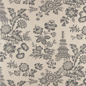 Schumacher Fabric Song Garden Greige 175750