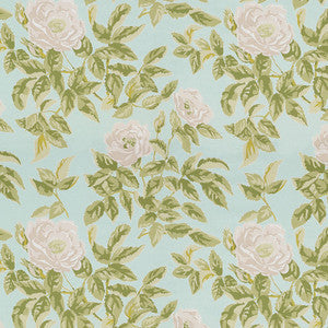 Schumacher Fabric Manor Rose Breeze 175771