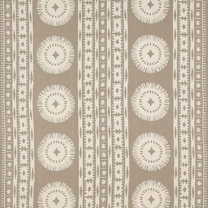 Bora Bora Print Sea Oyster 175842 by Schumacher Fabric Schumacher Fabric Bora Bora Print Sea Oyster 175842Fabric LINEN 100% INDIA </p><p>Repeat: H: HORZ. 52" (132CM) , V: VERT. 24 1/2" (62CM) 52.375 - Fabric Carolina -