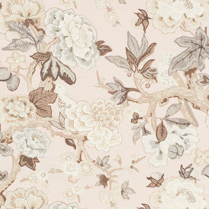 Schumacher Fabric Bermuda Blossoms Blush 175874