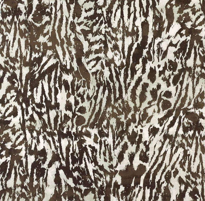 Feline Darkwood 175992 by Schumacher Designer Fabric Celerie-Kemble 100% Linen - Horizontal: 27 and Vertical: 35.375 54 - Swanky Fabrics -