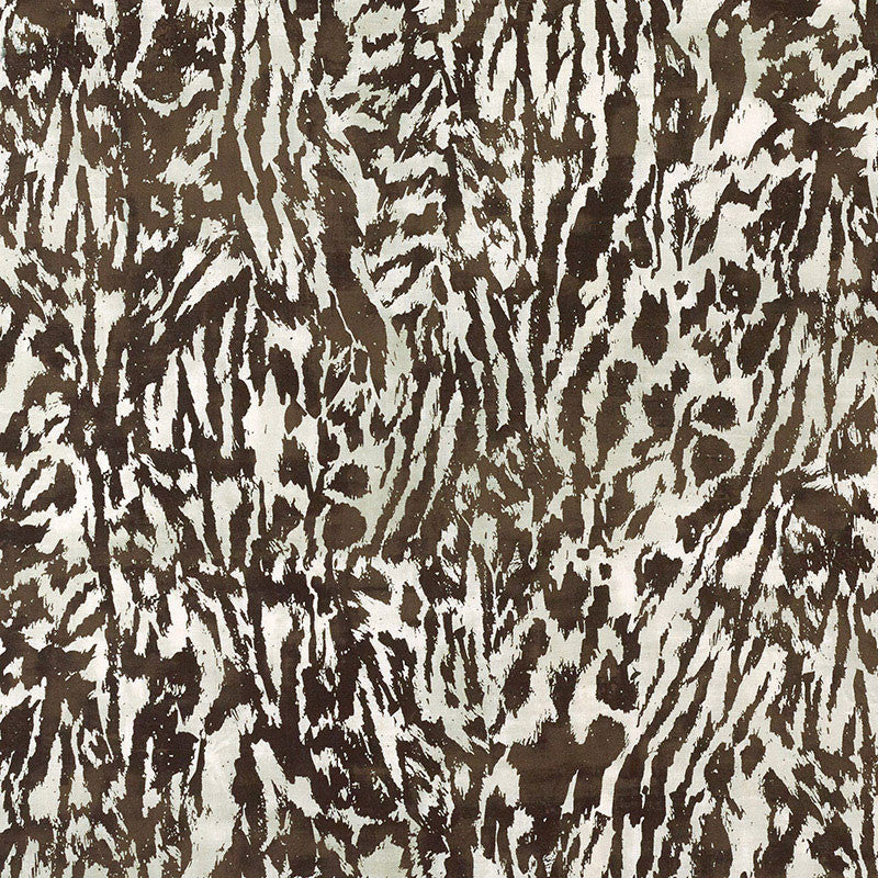 Feline Darkwood 175992 by Schumacher Designer Fabric CELERIE KEMBLE III LINEN 100% ITALY </p><p>Repeat: Horizontal: 27" (69CM) and Vertical: 35 3/8" (90CM) 54 - Swanky Fabrics -