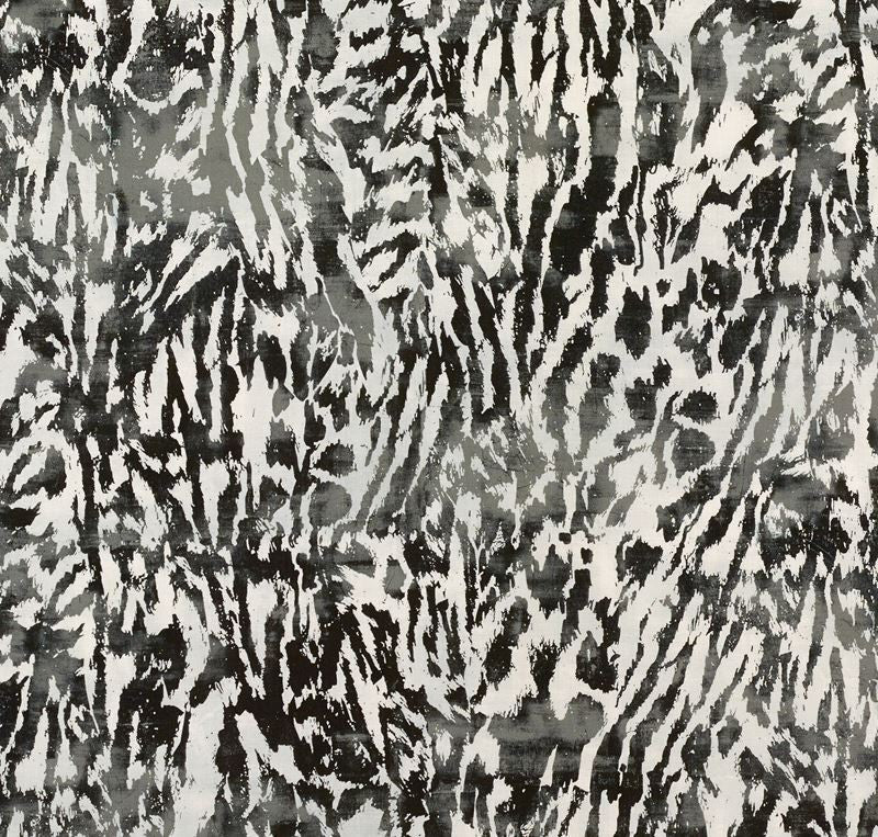 Feline Obscura 175993 by Schumacher Designer Fabric Celerie-Kemble 100% Linen - Horizontal: 27 and Vertical: 35.375 54 - Swanky Fabrics -
