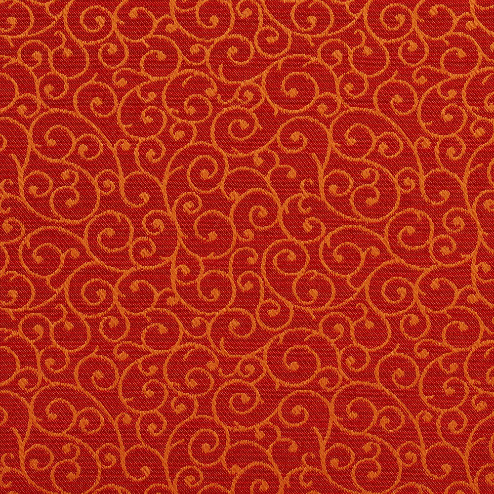 1759 Persimmon by Charlotte Designer Fabric Durables 100% Recycled Polyester Made In USA Exceeds 100,000 Wyzenbeek Rubs (Heavy Duty) </p><p>Repeat: Horizontal: 4.75" x Vertical: 4.25" 54 Inches - Swanky Fabrics -
