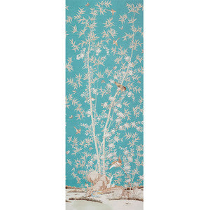 Schumacher Fabric Brighton Pavilion Peacock 176021