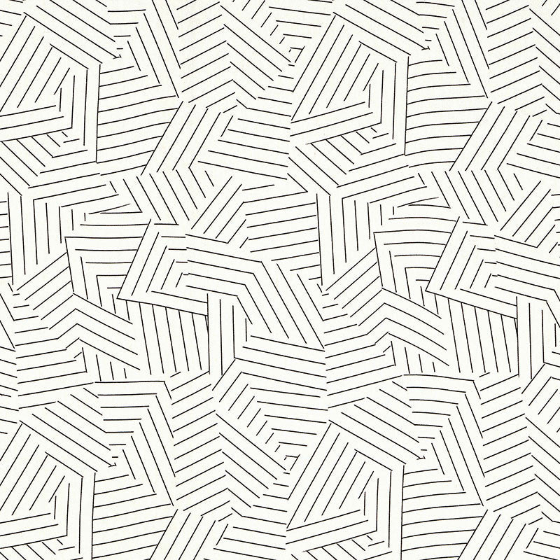 Deconstructed Stripe Black 176050 by Schumacher Designer Fabric PERFECT PAIRS See Sample CHINA MEDIUM DUTY </p><p>Repeat: Horizontal: 13 1/2" (34CM) and Vertical: 18" (46CM) 54" (137CM) - Swanky Fabrics -
