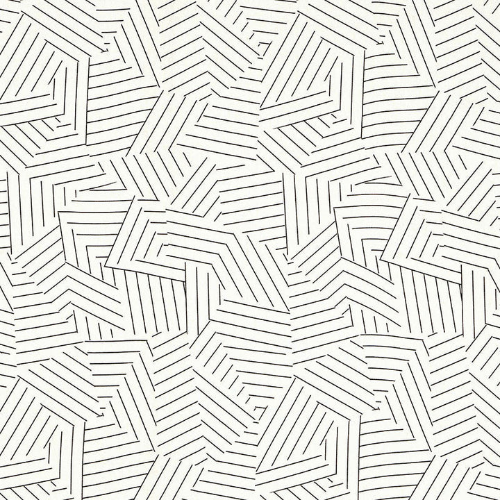 Deconstructed Stripe Black 176050 by Schumacher Designer Fabric MILES REDD LINEN 100% CHINA WYZENBEEK 15,000 </p><p>Repeat: Horizontal: 13 1/2" (34CM) and Vertical: 18" (46CM) 54 - Swanky Fabrics -